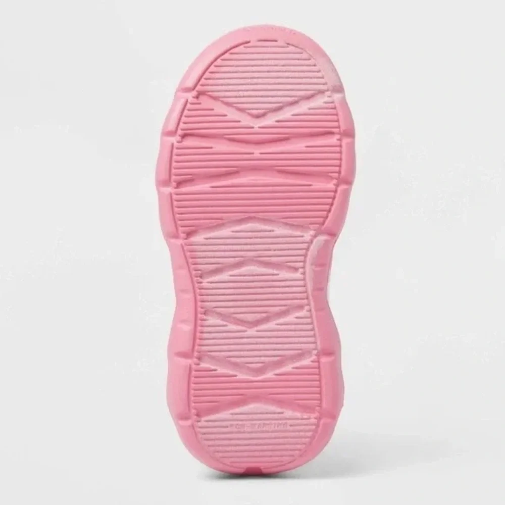 Kids Pink Slip-On Sneakers - Picture 4 of 5